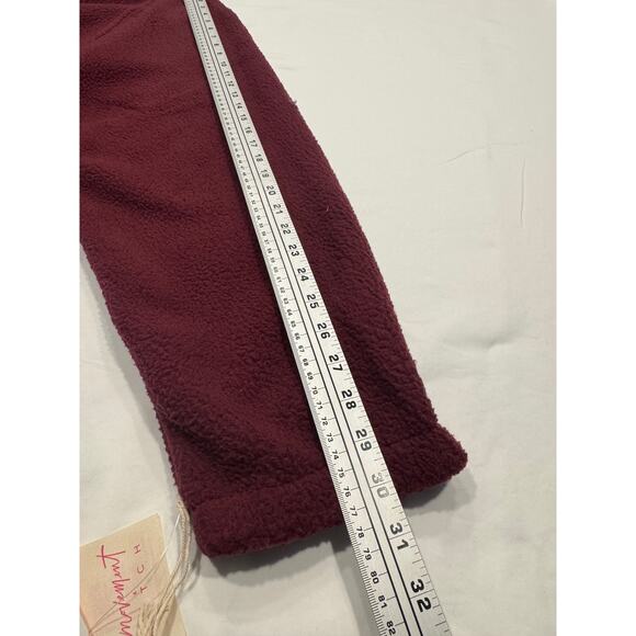 NEW Free People Movement x Hatch Hit The Slopes Fleece Jacket L Deep Maroon NWT - Picture 13 of 13